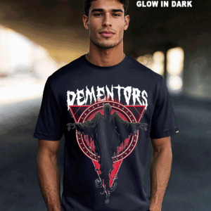 Men’s Blue Dementors Graphic Printed T-shirt